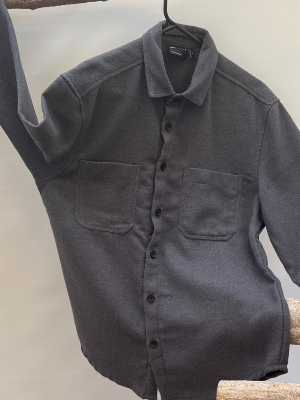 ASOS Men's Dark Gray Shirt Jacket